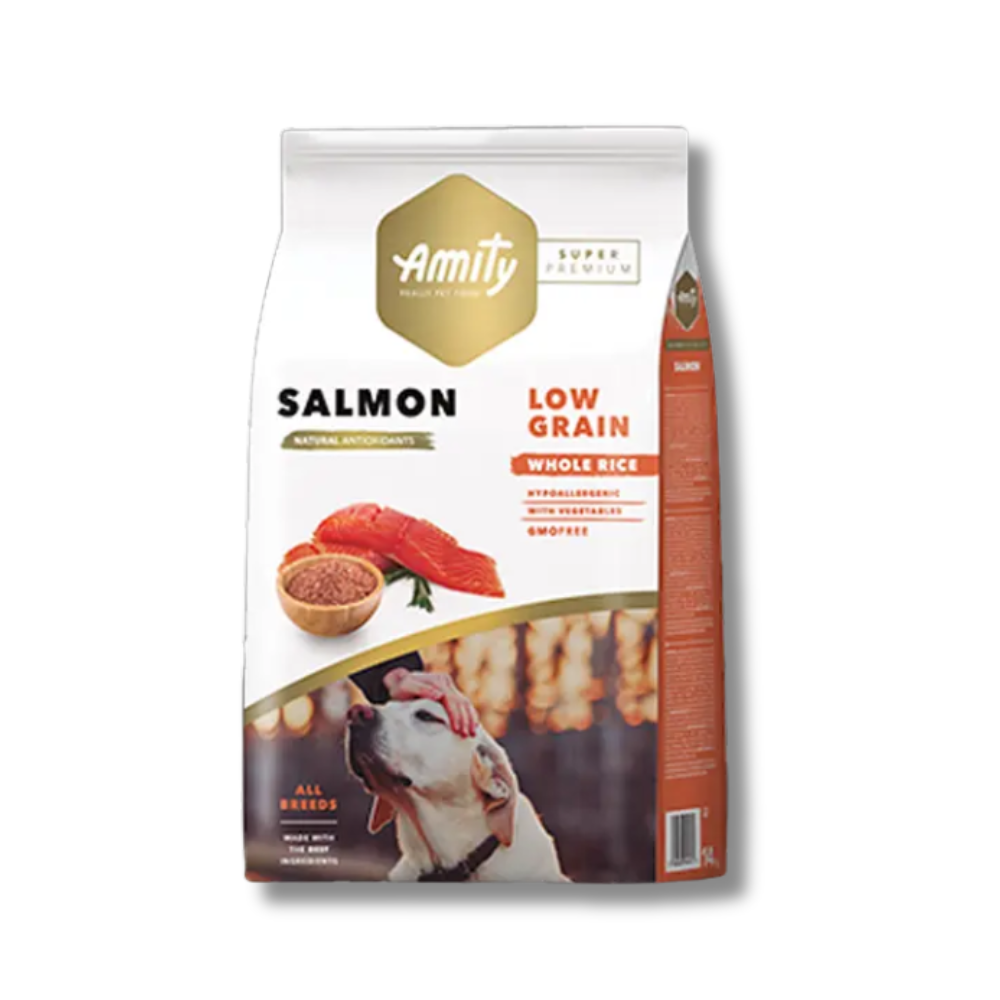 Amity Low Grain Perro Adulto / Salmón